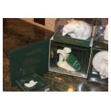 Collection of Department 56 Snowbabies Figurines and Snow Globes Includes Frosty Frolic Friends, Joy to the World, Skate with Me, Now I lay me Down to Sleep,  Are you on My list? Frosty Pines and more