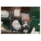Collection of Department 56 Snowbabies Figurines and Snow Globes Includes Frosty Frolic Friends, Joy to the World, Skate with Me, Now I lay me Down to Sleep,  Are you on My list? Frosty Pines and more