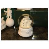 Collection of Department 56 Snowbabies Figurines and Snow Globes Includes Frosty Frolic Friends, Joy to the World, Skate with Me, Now I lay me Down to Sleep,  Are you on My list? Frosty Pines and more