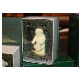 Collection of Department 56 Snowbabies Figurines and Snow Globes Includes Frosty Frolic Friends, Joy to the World, Skate with Me, Now I lay me Down to Sleep,  Are you on My list? Frosty Pines and more