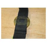 Pop Swatch Analog Wristwatch with Black Fabric Band