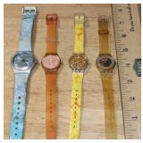 Set of 4 Swatch Watches Including LK220 and LK103