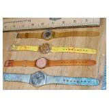 Set of 4 Swatch Watches Including LK220 and LK103