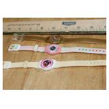 Set of 3 Swatch Quartz Wristwatches Assorted Colors