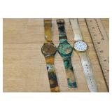 Set of 3 Swatch Watches GG102, Cool Fred, The Lake