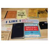 Huge lot of Vintage Documents. Political, Motor Vehicle instructional Hunting Safety, Ford F150 1948 Boy Scouts and more