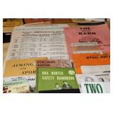 Huge lot of Vintage Documents. Political, Motor Vehicle instructional Hunting Safety, Ford F150 1948 Boy Scouts and more