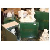 Snowbabies Figurine Collection with Skating Rink, Pillows, Placemats, and Decor Pieces