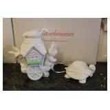 Large Lot of Snowbunnies Figurines with Accessories and Decor