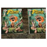 Collection of 9 Rima the Jungle Girl DC Comics Issues