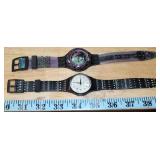 Swatch Scuba 200 Fasching SDb115 and Kaligrafy GB749 Wristwatch Set
