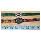 Swatch GB210 James Bond Man with the Golden Gun 2002 and Gents Rosathea GP110 Watches