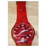 Swatch Musical 1997 Red Rythm SLR102 Peter Gabriel Watch