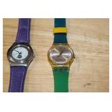 Set of 3 Swatch Wristwatches - Lady Carlisle LG103, LX109 Malpensa, Pink LR115