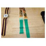 Swatch World Party G7407, Swatch, and Bradley Mickey Mouse Watches with Extra Straps
