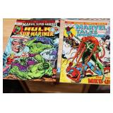Collection of 10 Marvel Comics Including Incredible Hulk and Sub-Mariner
