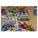 Collection of 10 Marvel Comics Including Incredible Hulk and Sub-Mariner