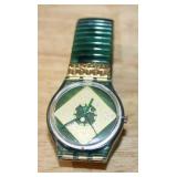 Set of 2 Swatch Watches - Jade Flex GG171 and Touch Down GB409