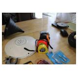 Tool Collection, Locks, Tape Meausures LED Precision Knife Set Vintage Volkswagen Hubcap & more