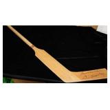 Gump Worsley Autographed/Signed Victoriaville Pee Wee Pro Goalie Stick Hockey