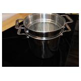 All Clad Stainless Stock Pot and Strainer
