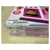 Qaba Play Kitchen Kids Kitchen Playset Toy Kitchen with Lights Sounds 33 Accessories Storage Interactive Playset for Toddler 3 6 Years