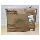 Vinsetto - High Back Massage Office Chair with 6 Vibration Points, PU Leather Reclining Computer Chair - Blue