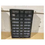 Stalwart 17.5 in. 41-Compartment Hardware Storage Small Parts Organizer in Black