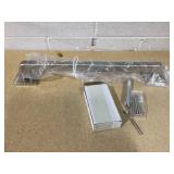 DELTA FAUCET 41918-SS Angular Modern Grab Bar, 18-Inch, Stainless, Brilliance Stainless Steel