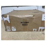 Kadehome Set of 2 Sturdy Metal Frame Patio Outdoor Dining Chair with Breathable Fabric in Black