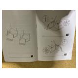 Kadehome Set of 2 Sturdy Metal Frame Patio Outdoor Dining Chair with Breathable Fabric in Black