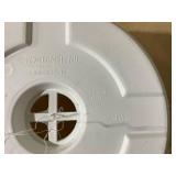 The HC Companies 13 Inch Wrapt Hanging Planters, Lightweight UV-Resistant Plastic Hanging Planters for Indoor & Outdoor Plants, 2-Pack Hanging Flower Pots for Garden, Patio & Home Decor, White