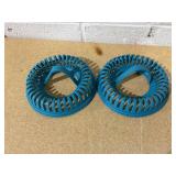 LOT OF 24 Kitchen HQ Silicone Microwave Chip Makers