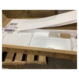 HOMCOM 67" 4-Door Kitchen Pantry with Drawer and Adjustable Shelves, White (Missing: Part "O" In Manual)