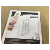 HOMCOM 67" 4-Door Kitchen Pantry with Drawer and Adjustable Shelves, White (Missing: Part "O" In Manual)