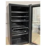 Whynter Beverage Refrigerator with Double-Layer Glass Door, 127-Can 3.1 Cu Ft Freestanding Drink Mini Fridge, BR-130SB, Stainless Steel (Missing Electric Cord. Minor Transit Damage)