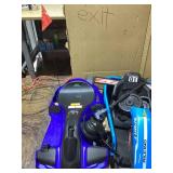 LOT OF 4 RIDINGTON 24V Kids Electric Go-Kart with DRIFT Function & Ride on Kart and 360 Degree Rotating Wheels (BLUE AND WHITE)