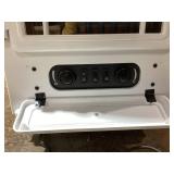 HOMCOM Electric Fireplace Heater, Fireplace Stove with Realistic LED Flames and Logs, and Overheating Protection, 750W/1500W (Missing Legs)