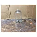 Hammered Glass Hands-Beverage Dispenser