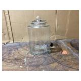 Hammered Glass Hands-Beverage Dispenser