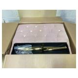 Costway 25-in W Modern Pink Velvet Accent Armchair (Maybe Missing Hardware)