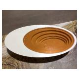 Light Luxury Modern Minimalist Oval Glass Tabletop Coffee Table Gray Base 51 in. - L 51.18