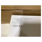 HOMCOM Modern Fireplace Mantel, Freestanding Fireplace Surround for Electric Fireplaces, 43.3" W x 39.8" H, White