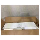 Costway 3-tier Open Bookcase 8-Cube Floor Standing Storage Shelves Display Cabinet White (Missing Hardware. Attempted To Assemble. Minor Transit Damage See Photos)