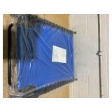 Costway Costway Folding Patio Lounger with Adjustable Back and Footrest