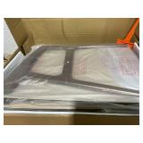 Costway JV11744BN Upholstered Armchairs with Cozy Backrest & Padded Seat Cushion - Brown - Set of 2