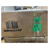 Costway JV11744BN Upholstered Armchairs with Cozy Backrest & Padded Seat Cushion - Brown - Set of 2