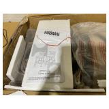 COSTWAY Swivel Bar Stool Set of 2, 24 Inch Ergonomic Counter Height Chairs with Open X Back & Footrest, 2PCS Vintage Wooden Barstools for Kitchen Island, Pub, Bistro, Café, Brown (2, 24 inch)