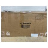 ERGOMASTER Wooden Dining Chairs Set of 4, Farmhouse Kitchen Chairs with Back for Restaurant Dining Room, Black