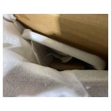 HOMCOM Bar Height Bar Stools Set of 2, Beige